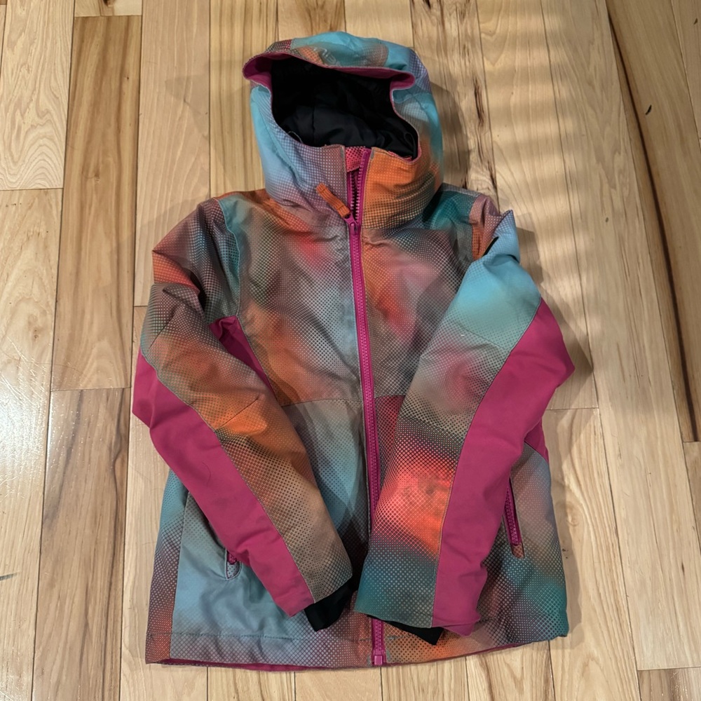 O'Neil Adelite AOP Winter Ski/Snowboard Jacket girls Size 5